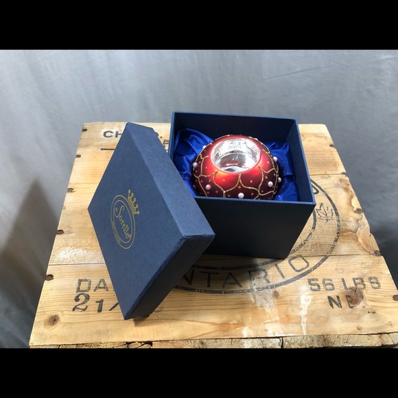 Vintage Sorelle HandCrafted Glass Tea Light Holder - Picture 2 of 7